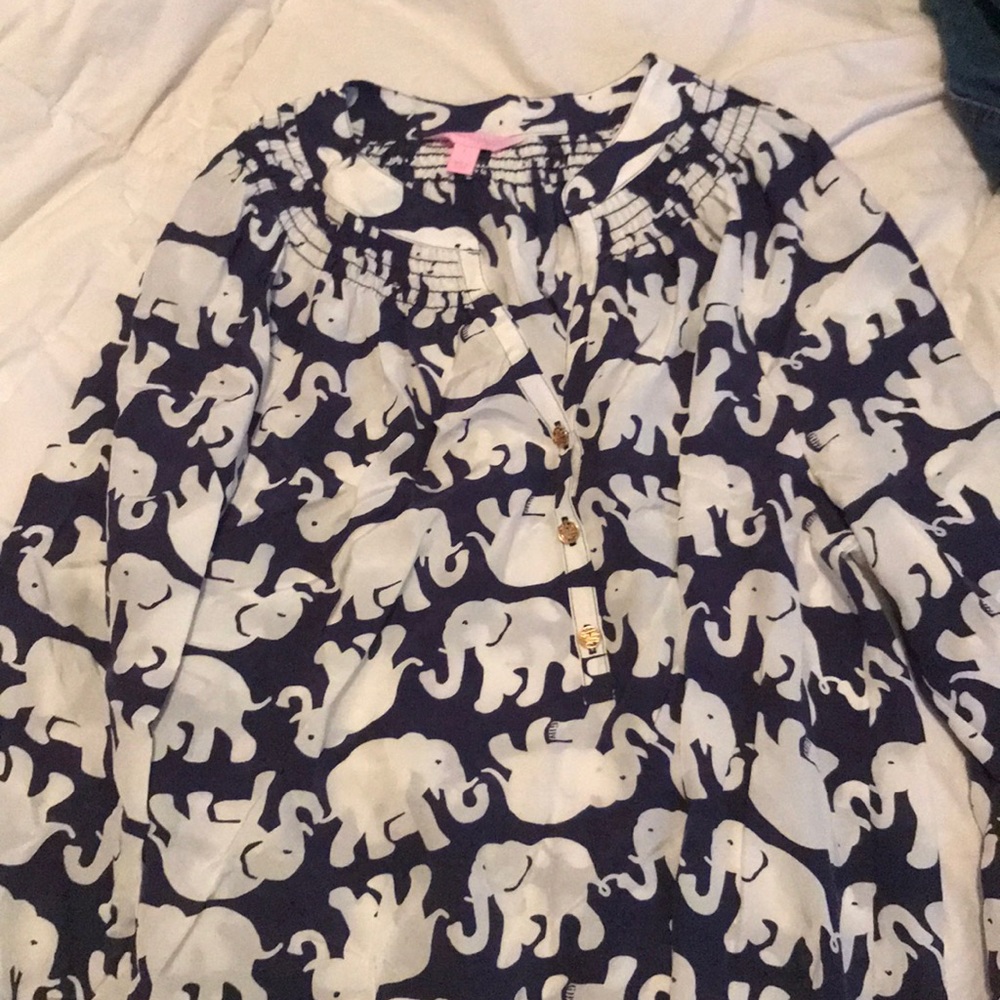 Lilly Pulitzer Elephant Shirt